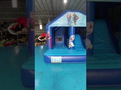 氷姫主題の商業用充気コンボ プリンセスバウンシーキャッスル 3.6x3x3m
