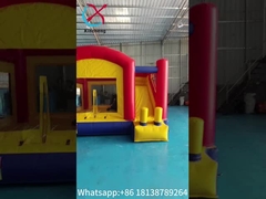 ドライスライドで充電式ジャンプハウス 面白い充電式城 子供のための充電式トランポリン
