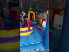 カスタム キティキャット ドラエモン 充電式遊び場 充電式家 スライド城 子供のための