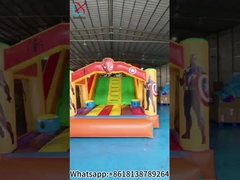 工場 商用 充電式 スポーツゲーム スパイダーマン ゲーム ジャンピングキャッスル