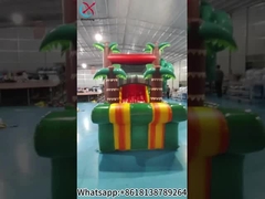 工場 商用 充気式 ココナッツ 木 自然 テーマ ジャンプ 城