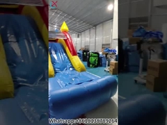 色とりどりの充気コンボス スライド城付き充気跳び屋
