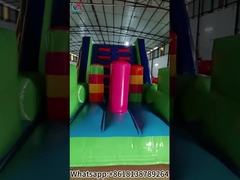 PVC充気型インタラクティブなゲーム 障害物コース 子供のための城