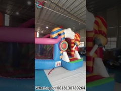 インフレータブルコンボ ハッピーイースター キャンディ インフレータブルバウンスハウスキャッスル