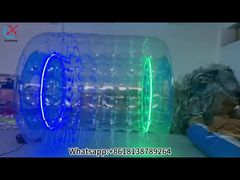 工場表示 LED ライト PVC ローラー チューブ ローラー ボール ゲーム インフレータブル ボディ ゾーブ ボール デモ