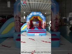 インフレータブル城消防団弾む城スライド弾む城販売デモを見る