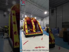 詳細: 商用インフレータブル ゲーム バスケットボール クロス クロス トス ゲーム ダブル ショット