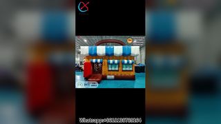 理髪店バウンスハウス 楽しいキッズパーティーレンタル