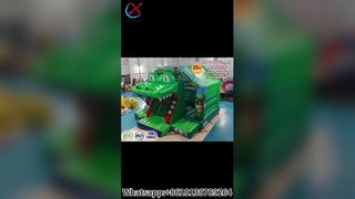 キッズ クロコダイル バウンス ハウス 楽しいスライド