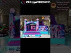 パーティーレンタル用の商用インフレータブルジャンピングキャッスルスライド