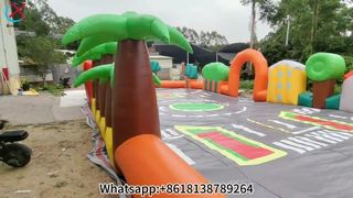 キッズレーストラックインフレータブル楽しい