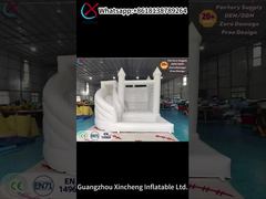 イベント用のプレミアムホワイトインフレータブルウェディングバウンスキャッスル