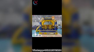 キッズパーティーにぴったりなミニオンバウンスハウス