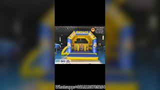 ミニオンズ ジャンピング キャッスル 滑り台付き 楽しい!