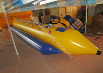 水ゲームの膨脹可能なバナナ ボート、湖および海岸の膨脹可能なトビウオ 6.4 X 1.31m