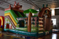 子供のためのスライドとジャンプ城が付いている膨脹可能な楽しい都市商業リス パーク