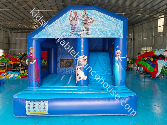 氷姫主題の商業用充気コンボ プリンセスバウンシーキャッスル 3.6x3x3m