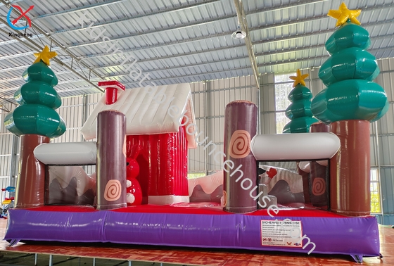 メーカー 充電式バウンサー クリスマスハウス 子供のための充電式バウンサーハウス