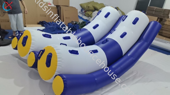 工場インフレータブルウォーターゲーム 耐久性PVC 厚いインフレータブルフローティングシーソー
